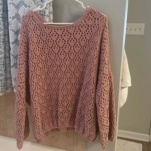 Salmon Colored Sweater